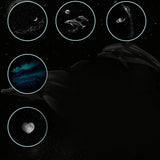NebulaBeam, 5 diseños de estrellas y galaxias disponibles